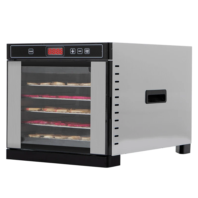 8 лотков из нержавеющей стали небольшой пищевой Дегидратор фруктов и овощей Сушилка для мяса сушилка мини-сушилка