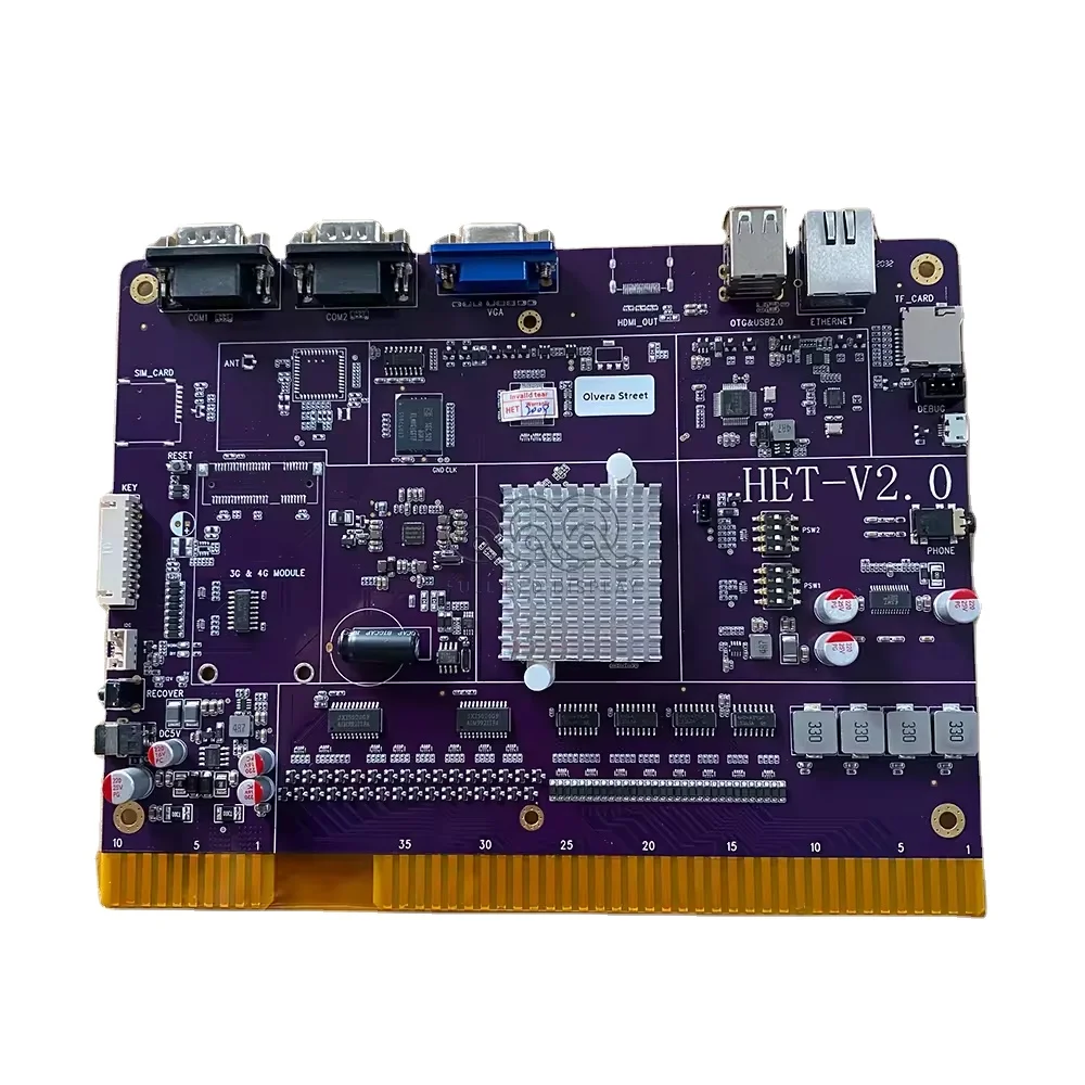 Full Red Rakin Bacon Factory Coin Operated Game Board Rakin Bacon Game Motherboard Purple PCB Board For Skilled Game Machine