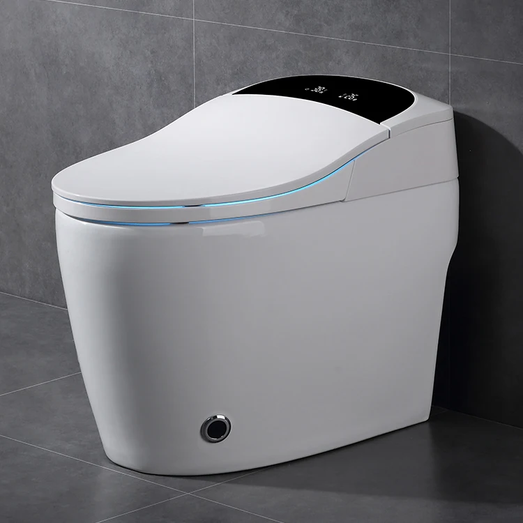 Fully automatic 110V/220V hotel one piece sanitary self clean bathroom wc electric bidet closestool intelligent smart toilet