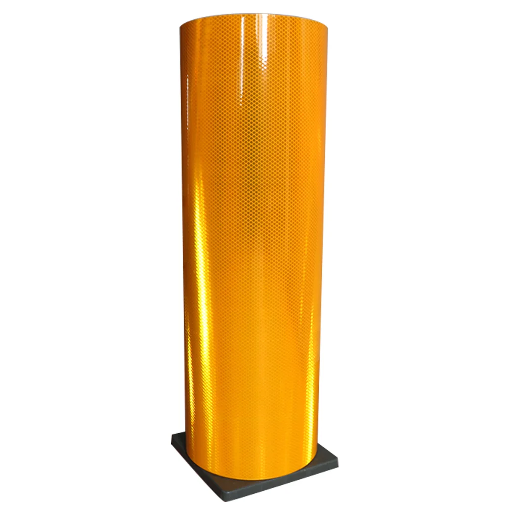 Yellow And White Diamond Grade Reflector Self Adhesion Reflective Sheeting self adhesive vinyl reflective material