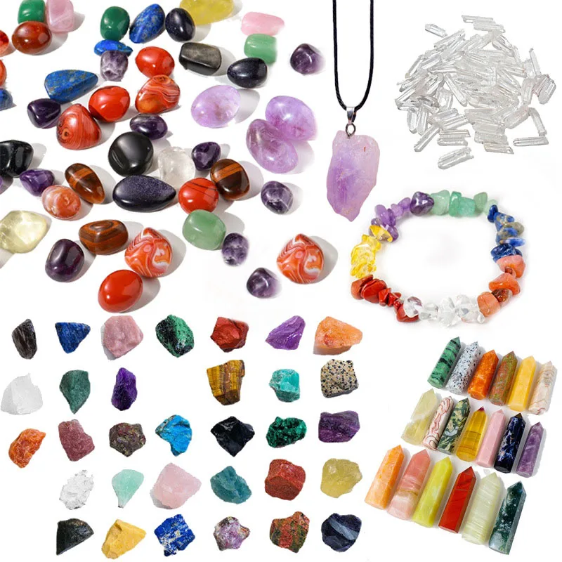 Custom Advent Calendar Blind Box Christmas Crystal Natural Gemstone Set 24 Days of Christmas Countdown Calendar Kids Gift Kit