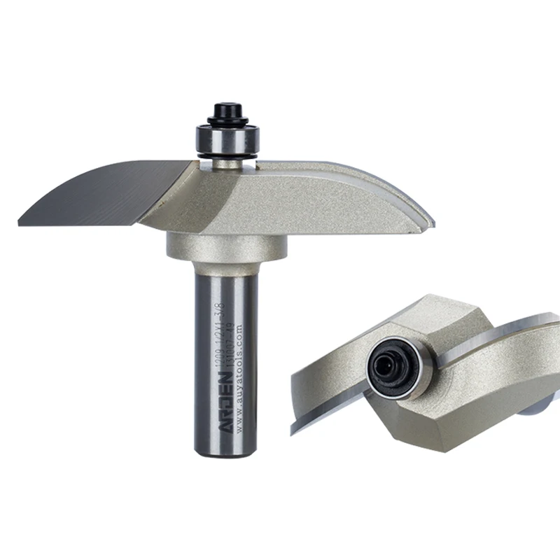 Arden Wood Raised Panel Cove Router Bit with Bearing CNC woodworking traditional classical molding milling cutter Auya tool 1209