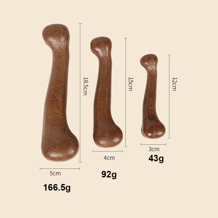 Pet Teeth Grinding Toy Beef Flavor Simulation Bone Grinding Teeth Fixation Wear resistant Pet dog chew bones toys