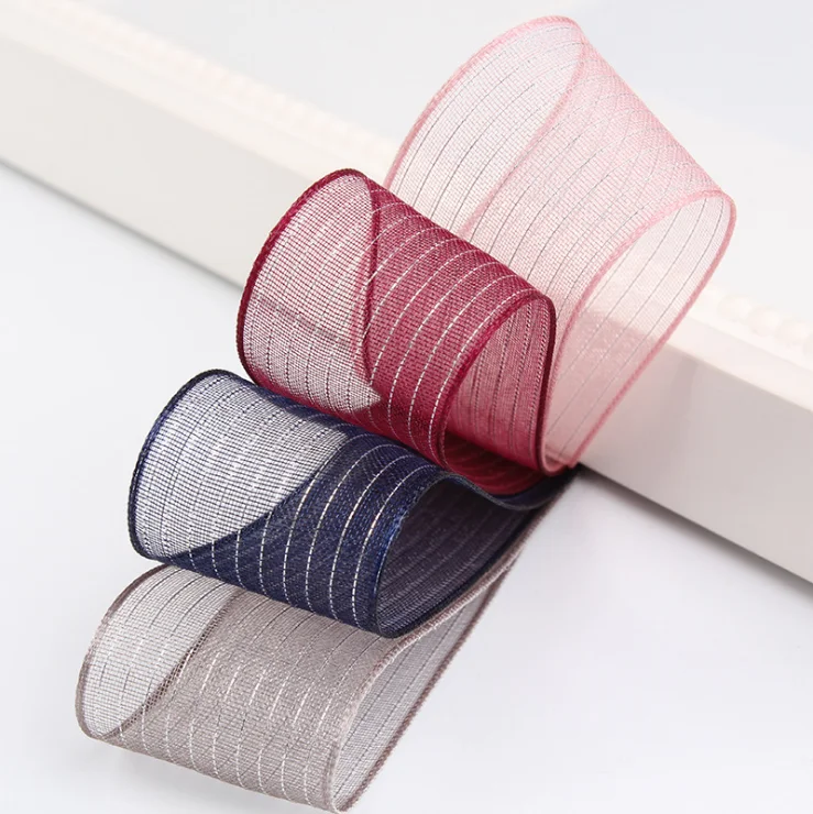 
Deco Poly Mesh Ribbon Christmas halloween holiday decoration ribbon Weddings Bows or Package 