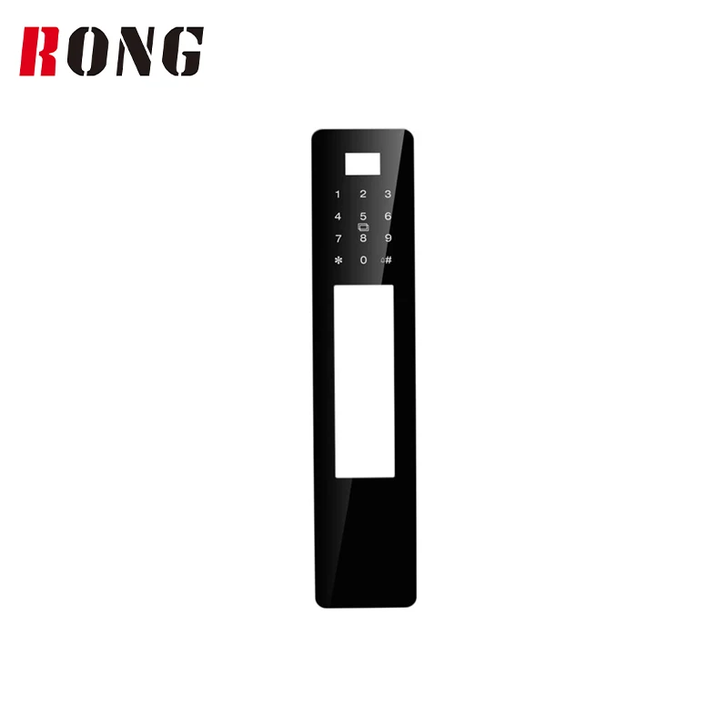 RONG OEM черный Шелковый экран высокопрочный закаленный светодиодный переключатель