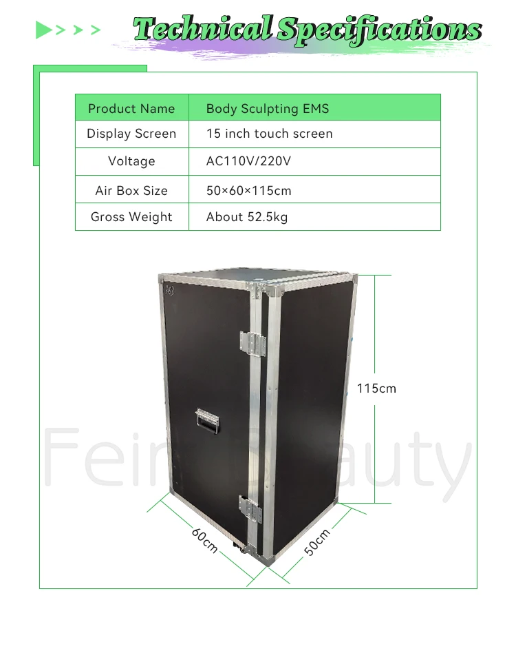 Feirt 2022 Новая машина для скульптурирования тела trusculpt rf вертикальная похудения flex ems 2 МГц
