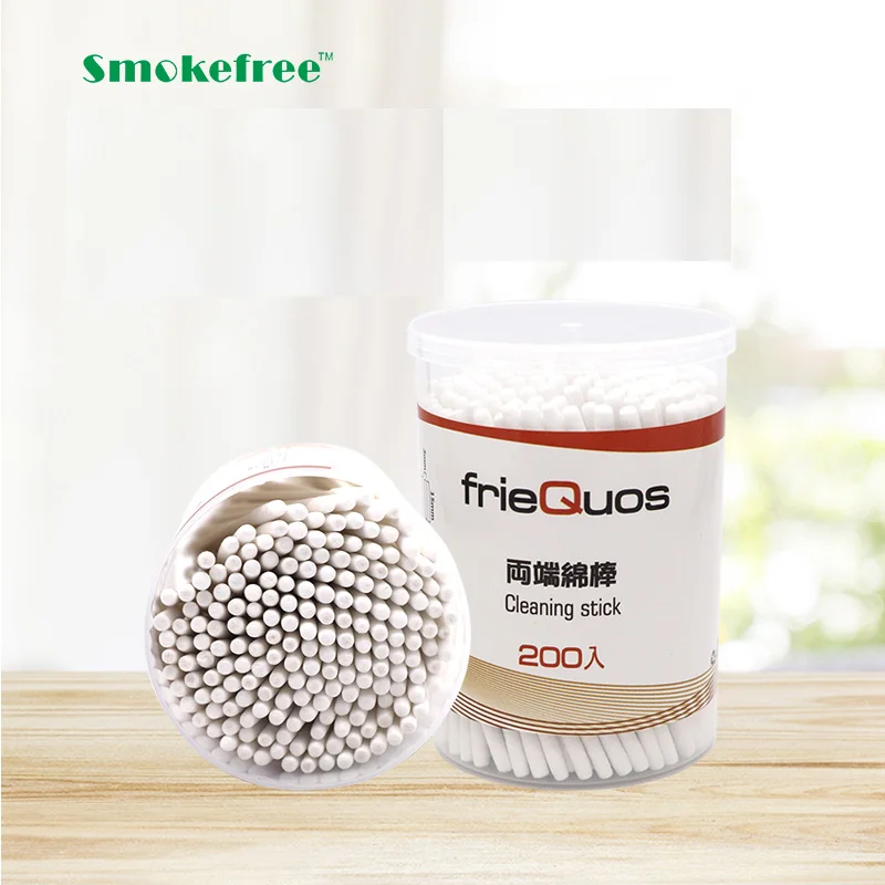  Smokefree ватные тампоны для сухой чистки 200 палочек/коробка с двойной головкой Заполненные использования