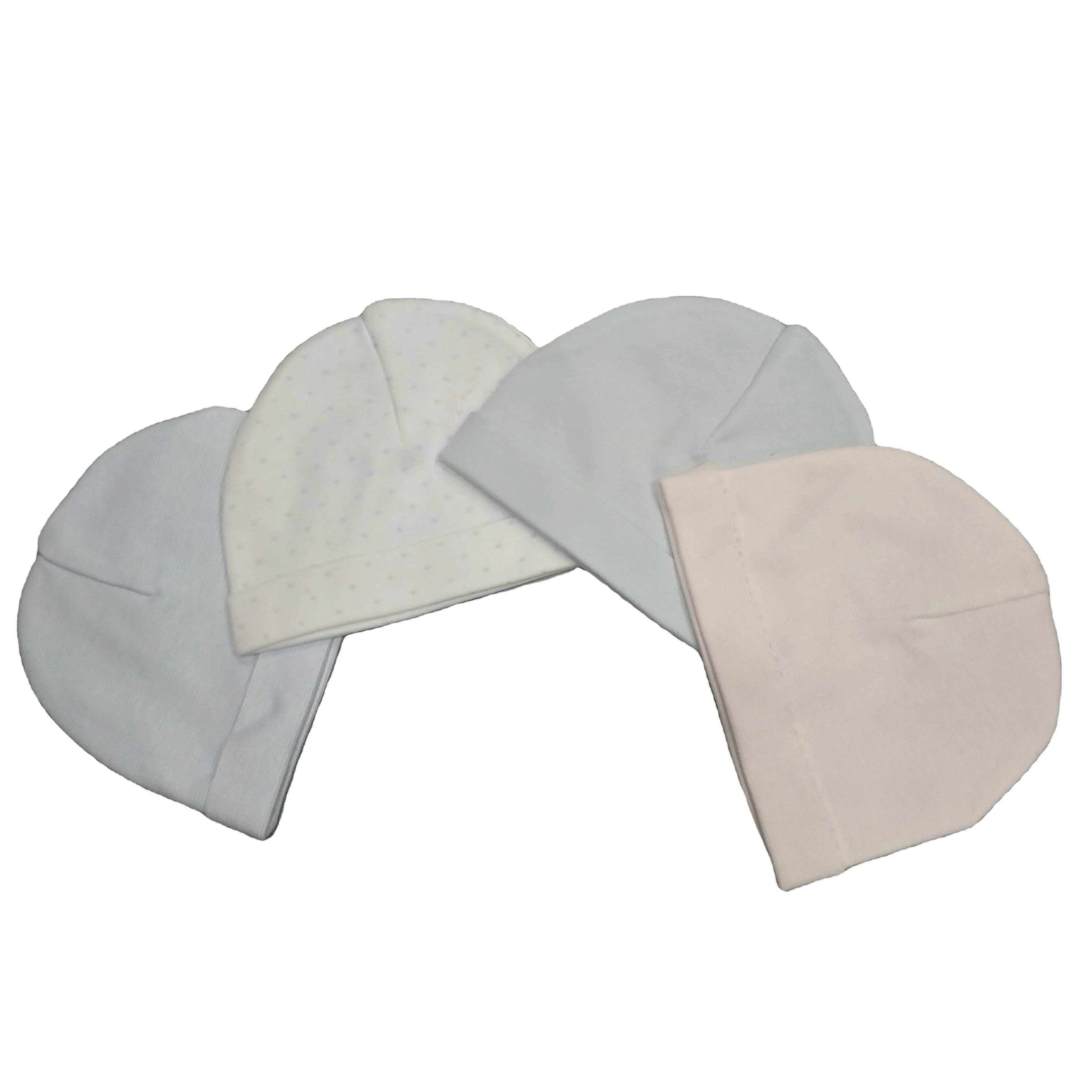 
2020 New design wholesale Baby Hat plain printing soft cotton for Newborn baby beautiful colorful Hats 