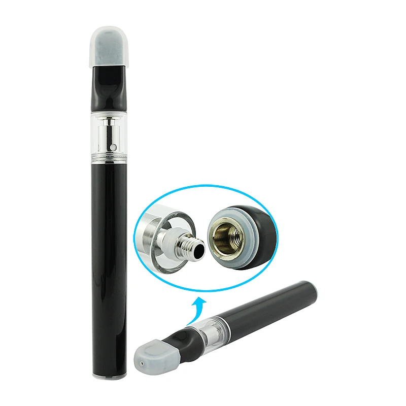 Hot selling cbd vape pen/300 puff ceramic core glass tank vaporizer 400mah high quality battery/disposable ecig