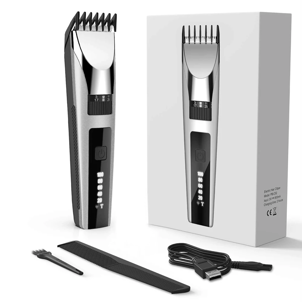Электрические машинки для стрижки волос, водостойкая перезаряжаемая домашняя стрижка, инструменты для стрижки волос, набор для стрижки волос
