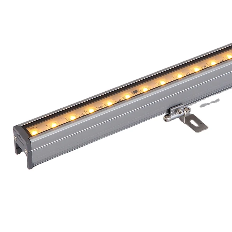 Ip66 Warm White Building Facade Light Bar 24w Led Wall Wash Outdoor Lighting