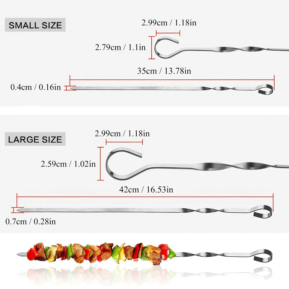  Kitchen Accessories Grilling Tools Qualified BBQ Tool Set Stainless Steel Easy Cleaning Reusable