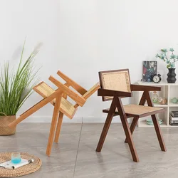 Hot Sell Backrest Rattan All Weather Bistro Cafe Patio Wicker Chair Outdoor Chair Rattan Garden Rattan Chair