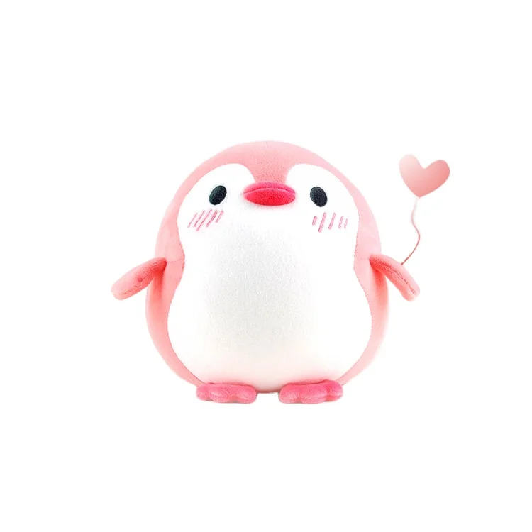 Wholesale Cartoon Pink Penguin Plush Soft Toy Sleep with Appease Rag Dolls Gift for Kid Home Decoration Stuffed Animal Plush Toy