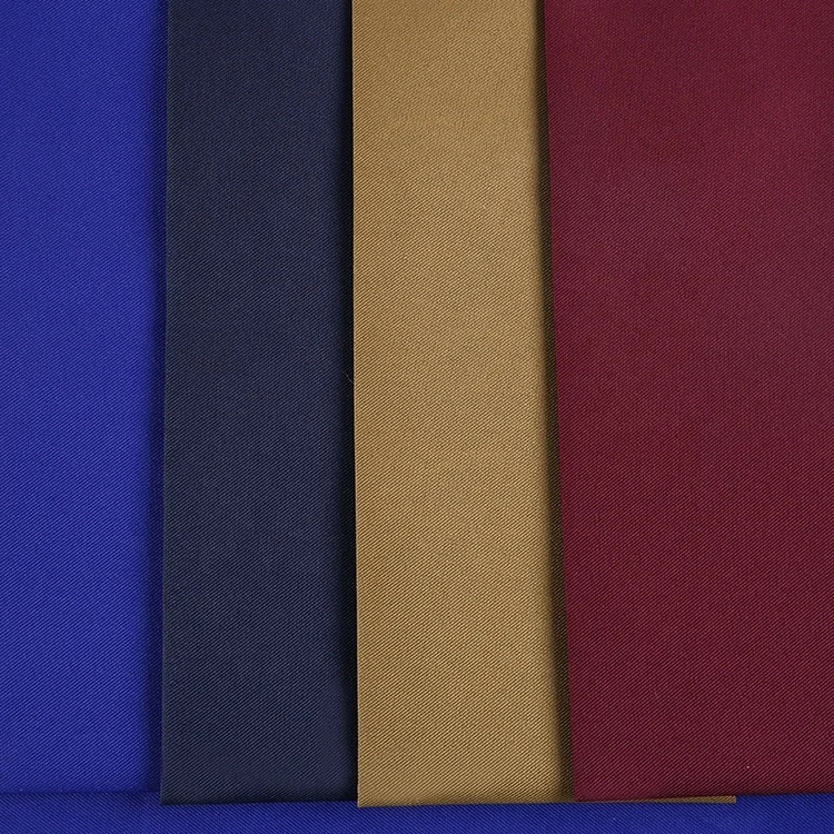  Best selling brushed 100 polyester twill woven clothes fabric