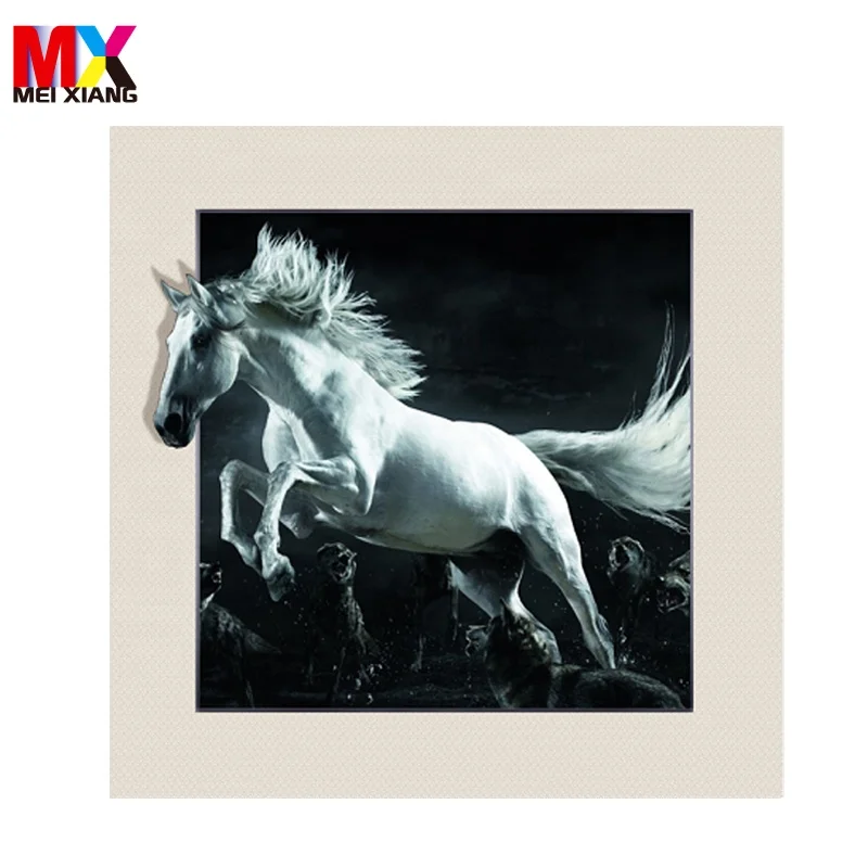 
Super quality lenticular printing 5D picture with animal picture for size 40*40cm 