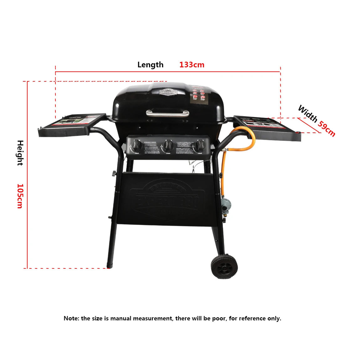 Tahai outdoor portable gas grill bbq table home barbecue gas grill bbq