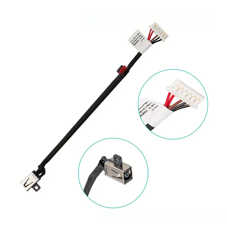 Шлейф питания постоянного тока с кабелем для Dell Inspiron 15-5000 5555 5558 DC30100UD00