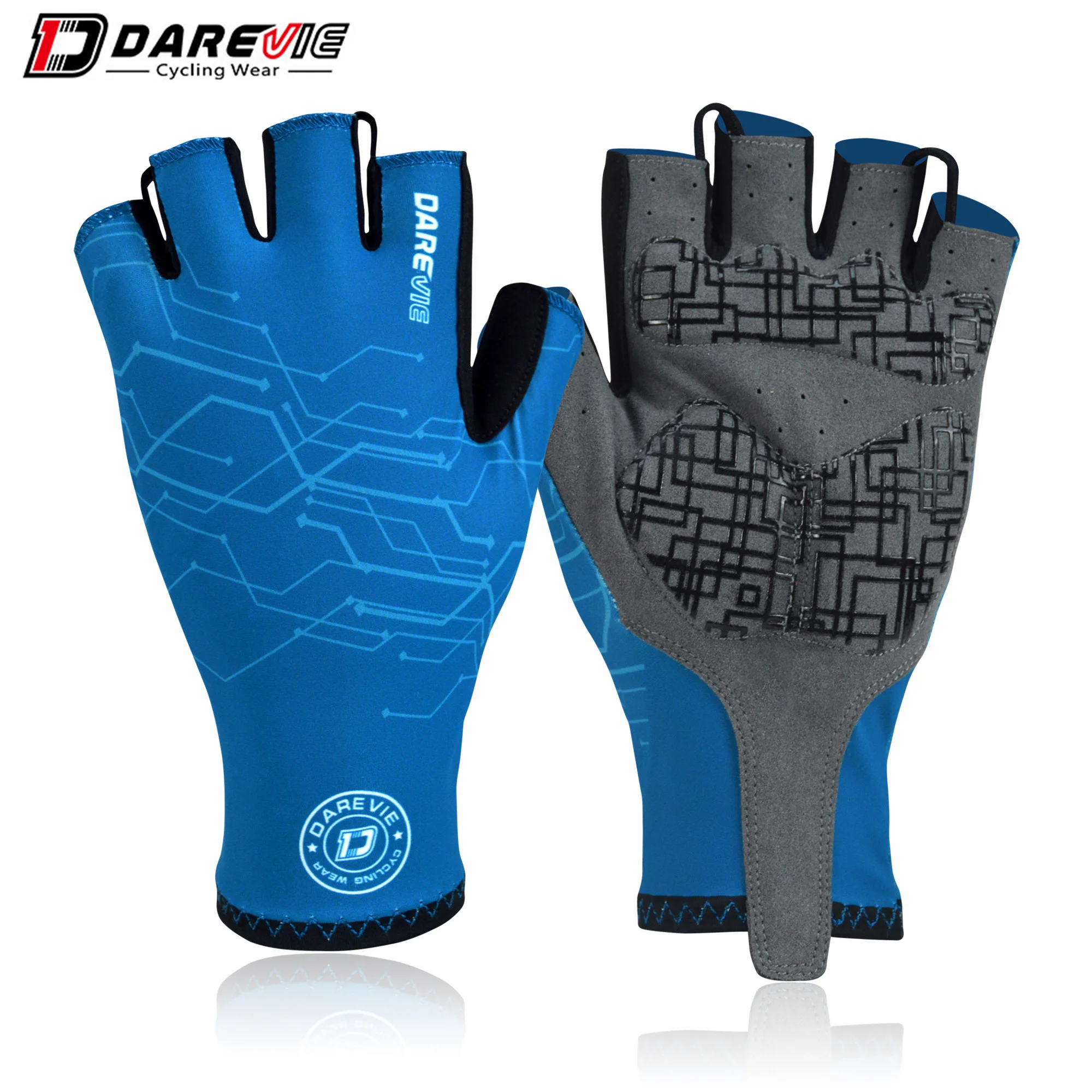 Darevie Gym Gloves Fitness Weight Cycling Gloves Wholesale Half Finger New with Straps Men Women Unisex Summer Products 1-2 Days