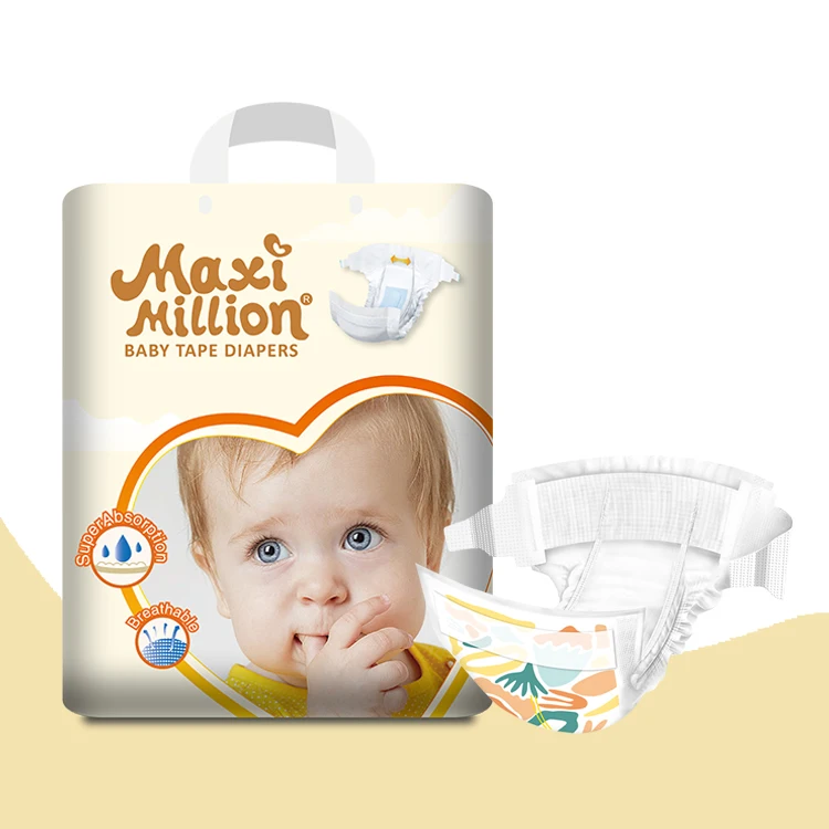 Free Sample Custom Cheap Price Disposable Ultra Thin Soft New Born Infant Diapers Nappies Baby Nappies Baby Diaper PANALES