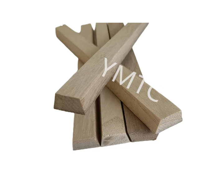 High Quality  Wood Paulownia Triangle Square Trapezoid Battens Chamfer Strip