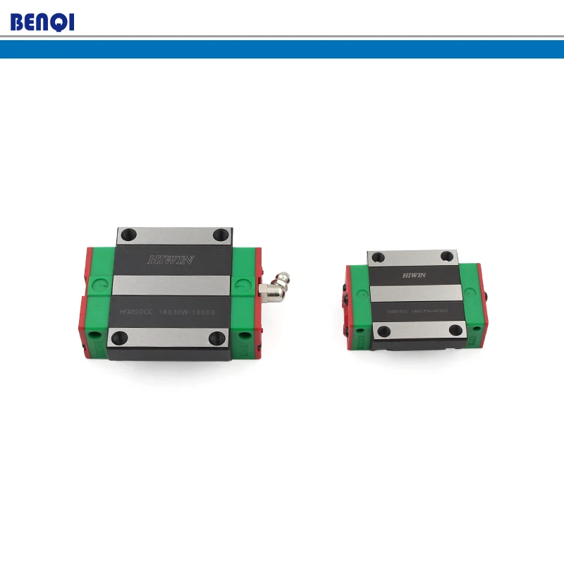 HIWIN linear guide hgr20 rail with 2pcs HGW20CA dovetail blocks