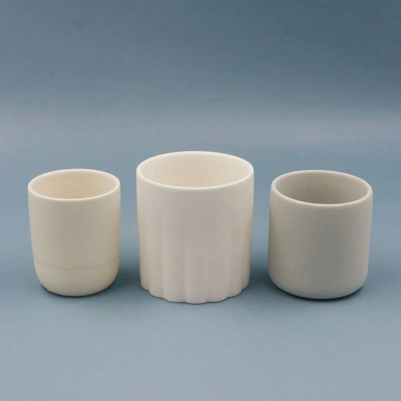 Hot Selling Wedding Home Decor Modern Empty Matte Ceramic Candle