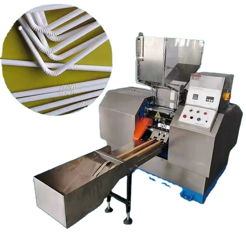 biodegradable Paper U type U shaped Flexible drinking straw froming making machine