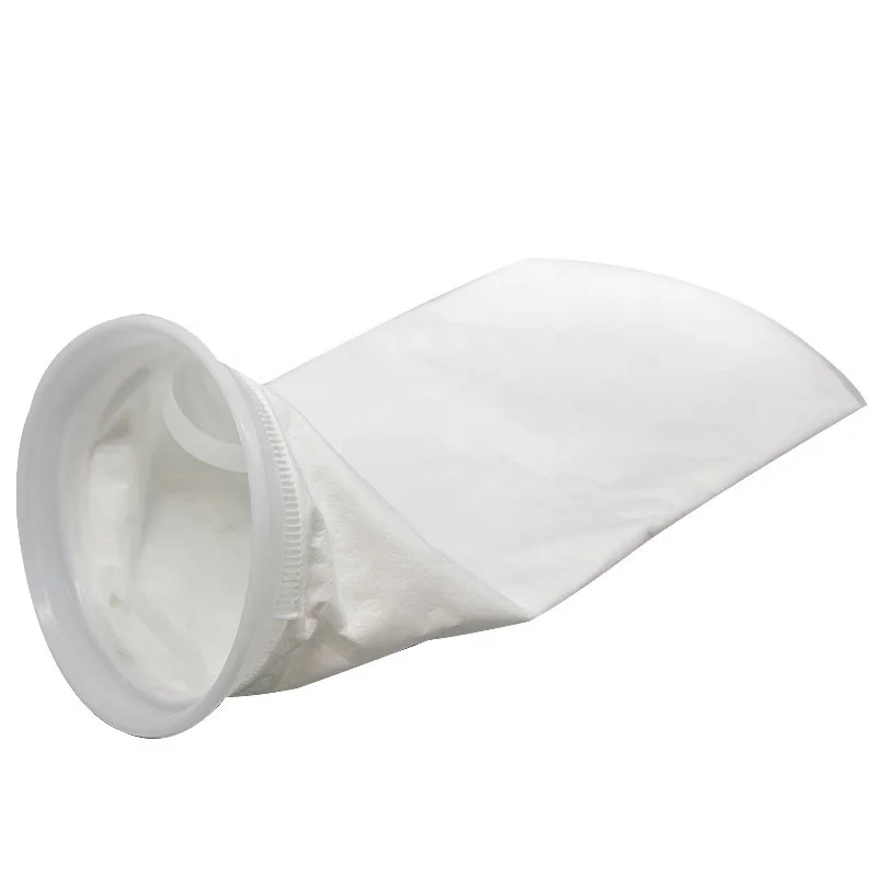 Liquid filtration 105*380mm 100 micron PP filter bag electroplating chemical coating ink filtration new product