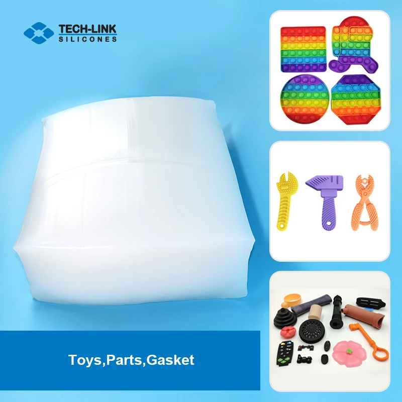 Professional Customized Food Grade Platinum Silicone Rubber Raw Material HTV Hardness 80 shore A Compound Silicone  Product