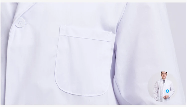Factory wholesale custom white lab coat doctor overalls female food factory overalls
