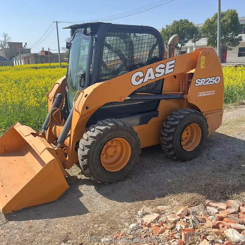 suitable price and perfect quality used whlee loader CASE SR250 excavator with high quality for sale