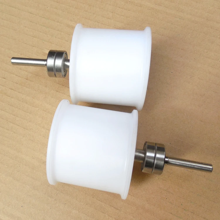 Plastic POM roller galvanized antirust silica gel roller roller