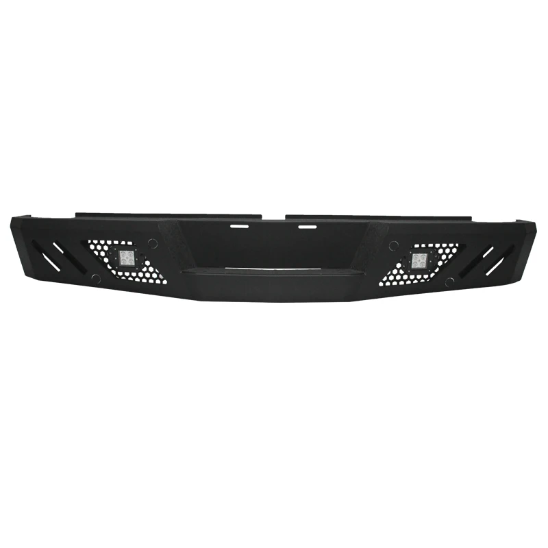 Dongsui Factory 4x4 Pickup Black Steel Car Rear Bumper Guard with LED Lamp for Ford Ranger F150 Nissan Navara NP300 D40 D22