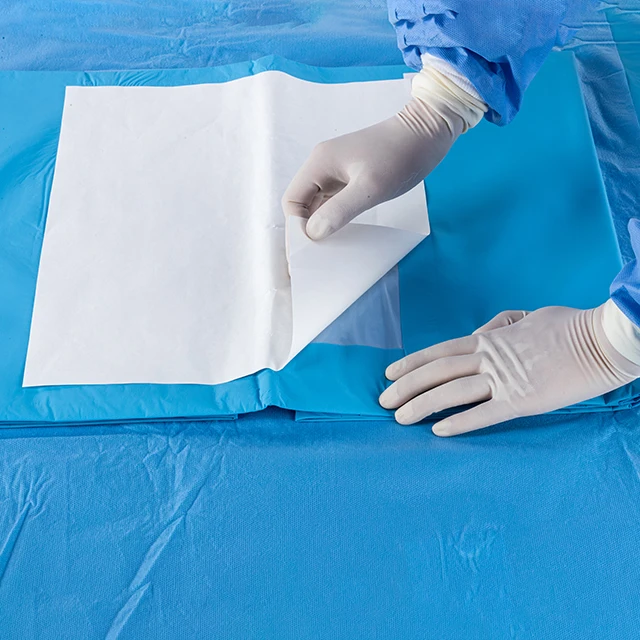 Тур пакет хирургических салфетка одноразовые 35 масс-спектрометрии или 45 масс-спектрометрии одобренный CE одного нажатия