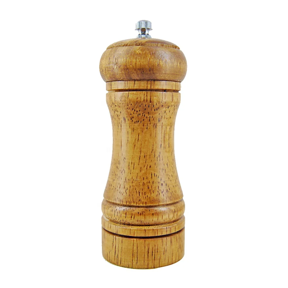 new arrival mini manual cute 45ml wood material salt and pepper grinder spice mills