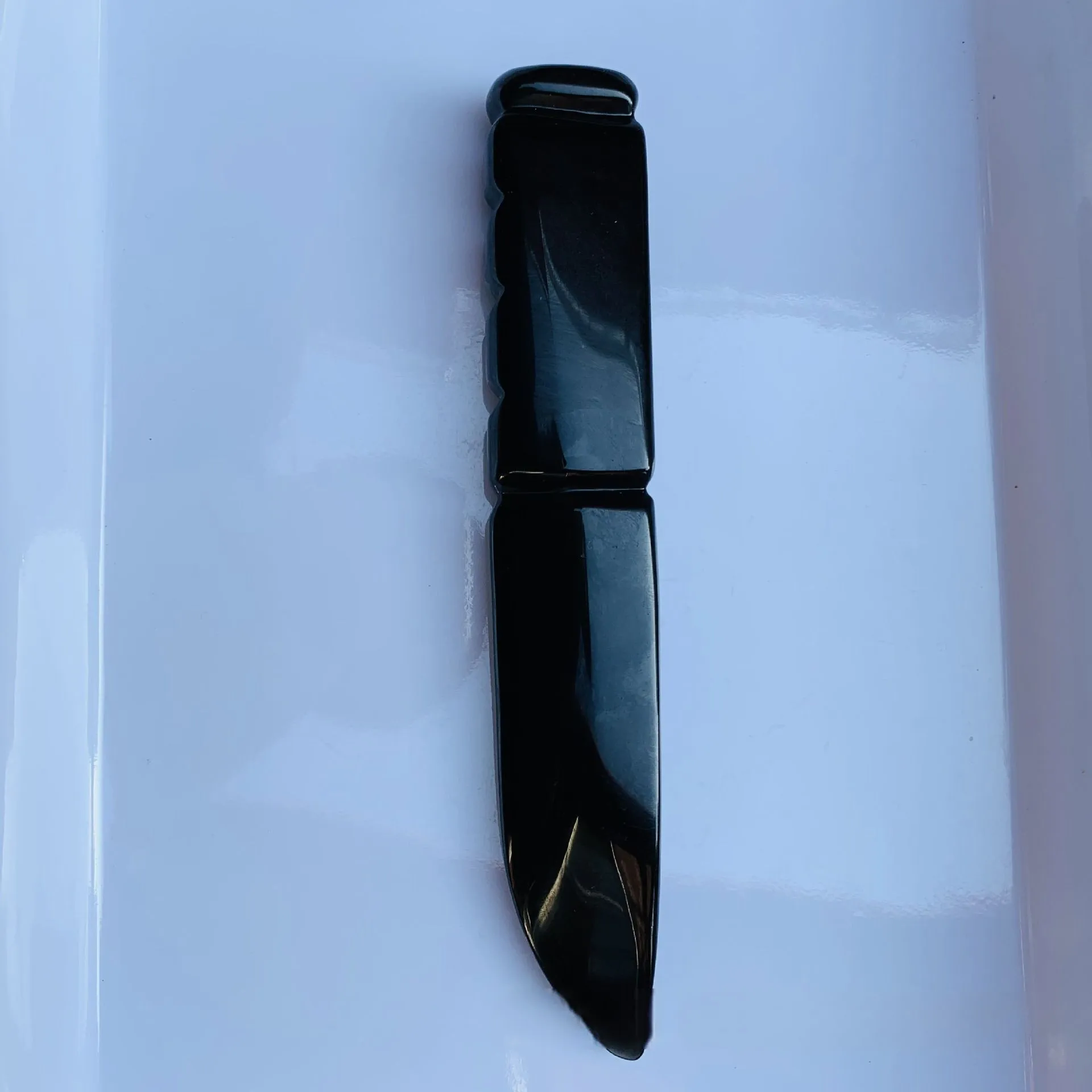 Black Obsidian Arrowhead Knife Crystals Healing Stones Black Obsidian Knife