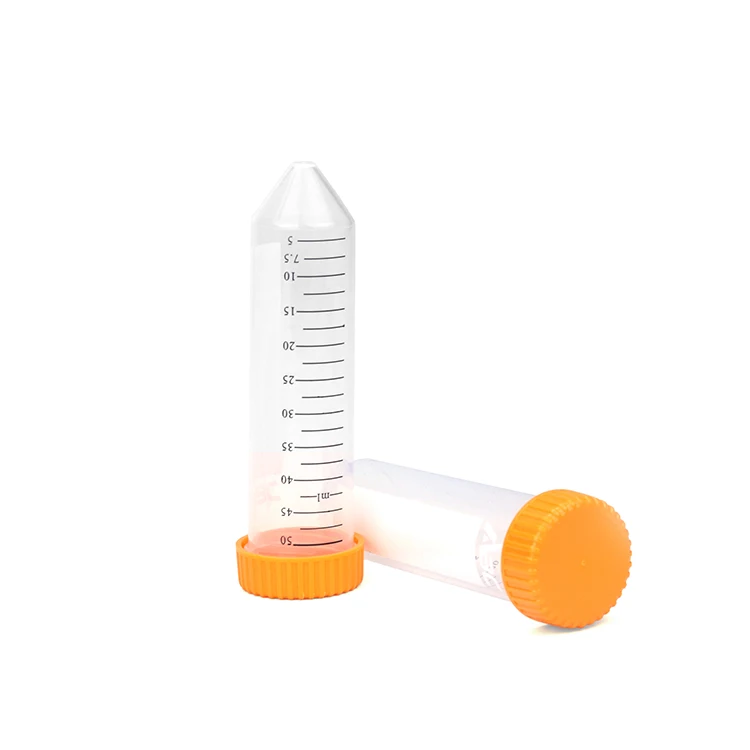 OEM/ODM прозрачная полипропиленовая небольшая и легкая центрифужная трубка 50