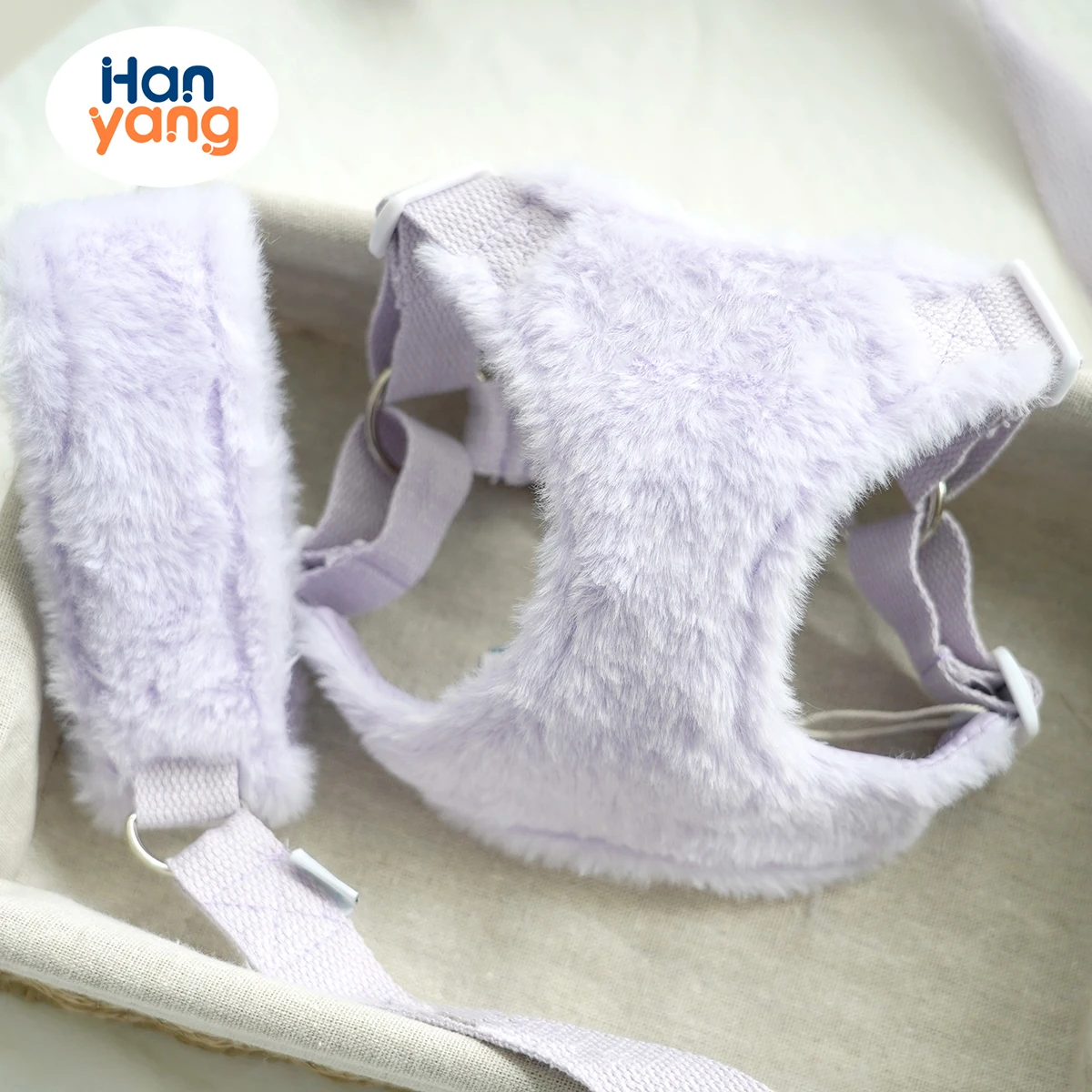 HanYang OEM Custom Terry Vest Dog Harness Step-in Winter Suede Warm No Choke No Pull Training Walking for Small and Medium Dog