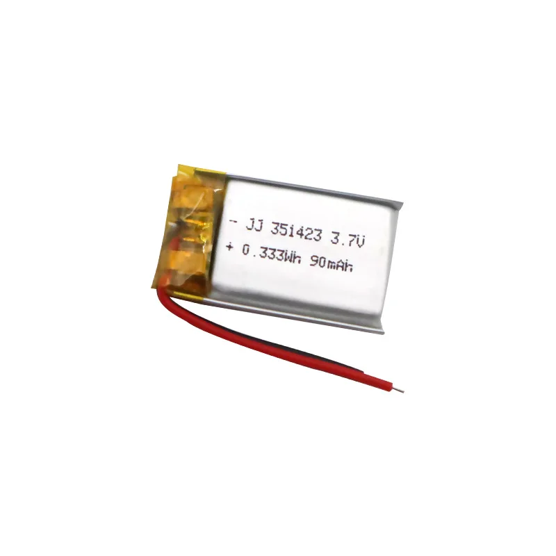 Lithium polymer battery 351423 90mAh 3.7V headset beauty instrument electric toy lithium battery