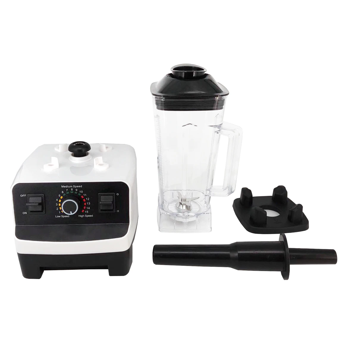 Heavy Duty Fruit Smoothie Maker 2.5L Double Cups Commercial Blender Food Mixer Juicer Ice Blender With 6 Blades