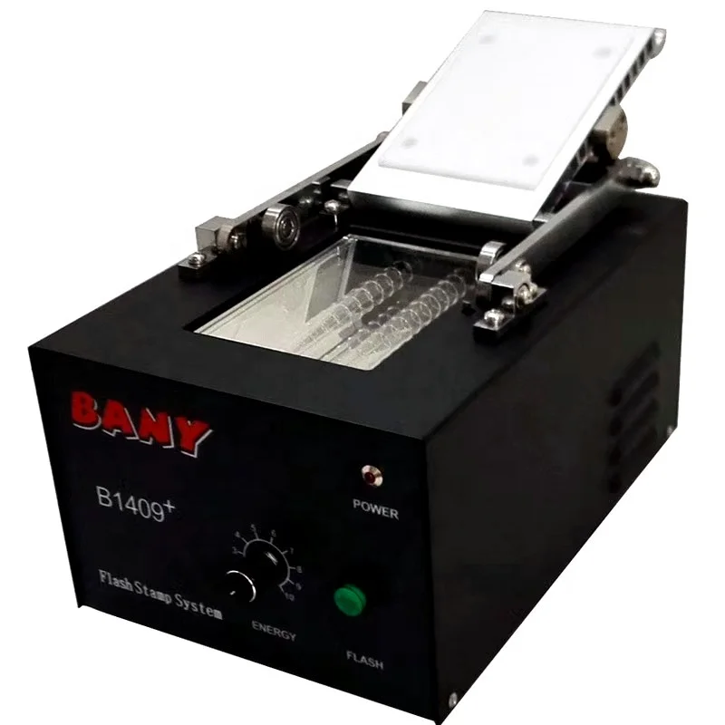 Flash stamp machine, Pre inked stamp machine B1409+ best selling model ideal for frequent use