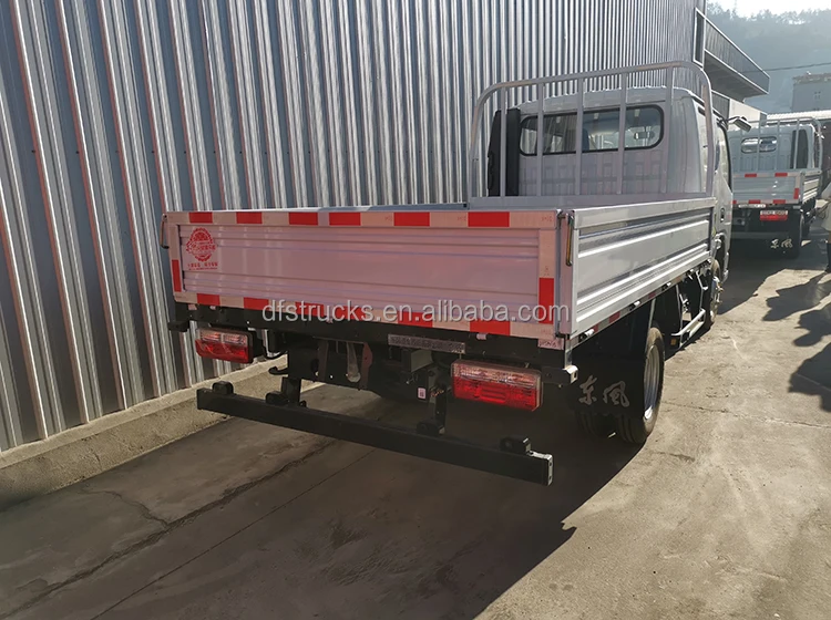 DONGFENG double cab 5 passenger 3m cargo box 1.8L gasoline horsepower 125ps powerstar flat bed truck camionetas