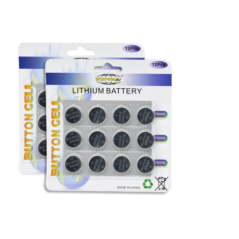 CR2032 3V Lithium Button Cell Coin Battery for board Car Key Watch