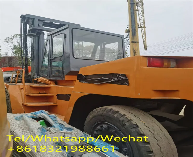 Second Hand Japan brand TCM 20 Ton Forklift TCM FD200 Forklift for hot Sale in shanghai jinshan