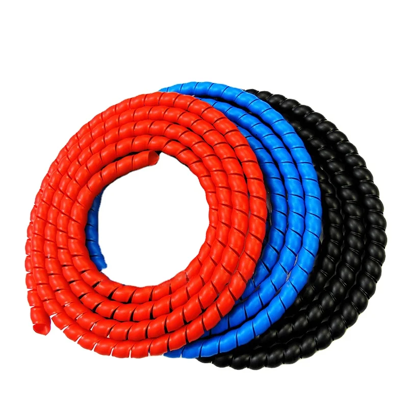 Flame retardant hydraulic hose sheath with PP spiral protective sleeve for various types of hose