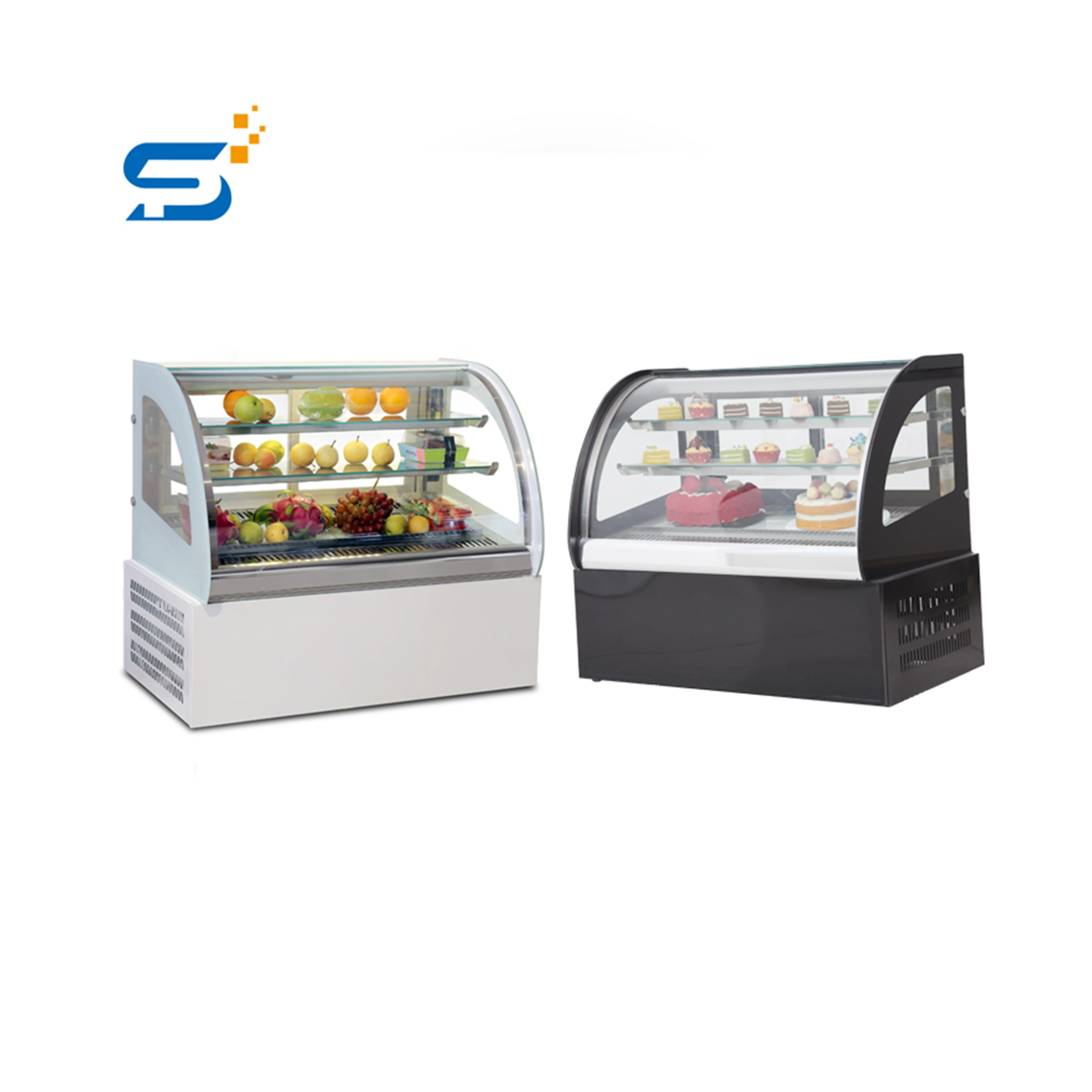Hot sell cake display fridge cake chiller display dessert/bread/pastry showcase