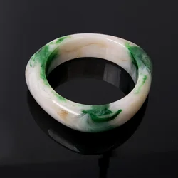 Best Seller USA 2019 For Amazon Amber Jade Marble Colour Irregular Open Cuff Resin Bangle