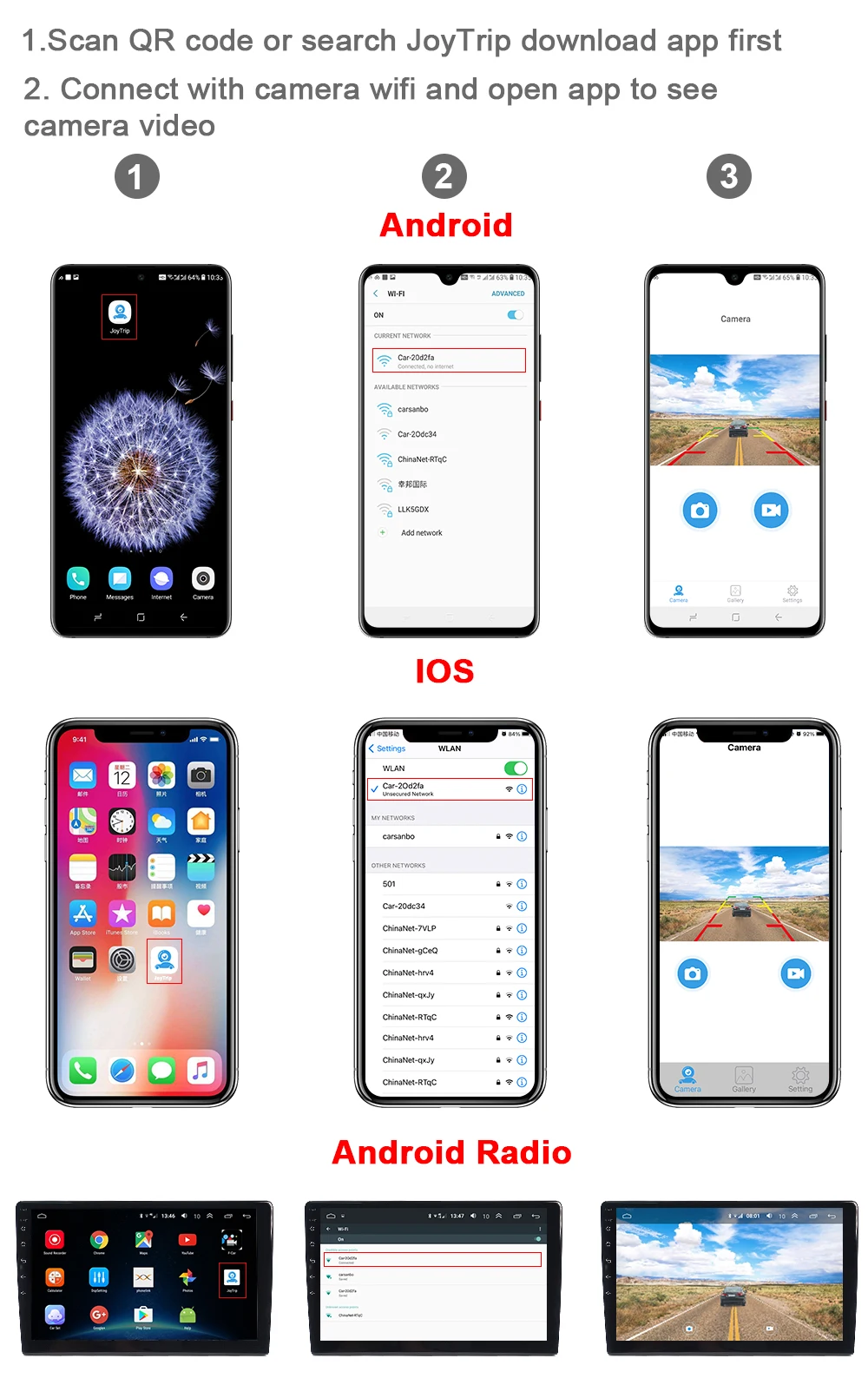 wireless 5G wifi camera for bus or truck