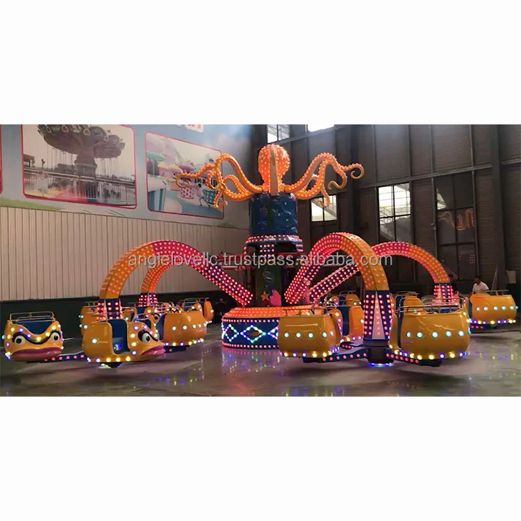 Manufacturer Outdoor Thrilling Adventure Games Rotary Fly Octopus Amusement Park Rides Big for Sale